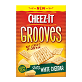 Cheez it Grooves Crispy Cracker Chips 9 oz